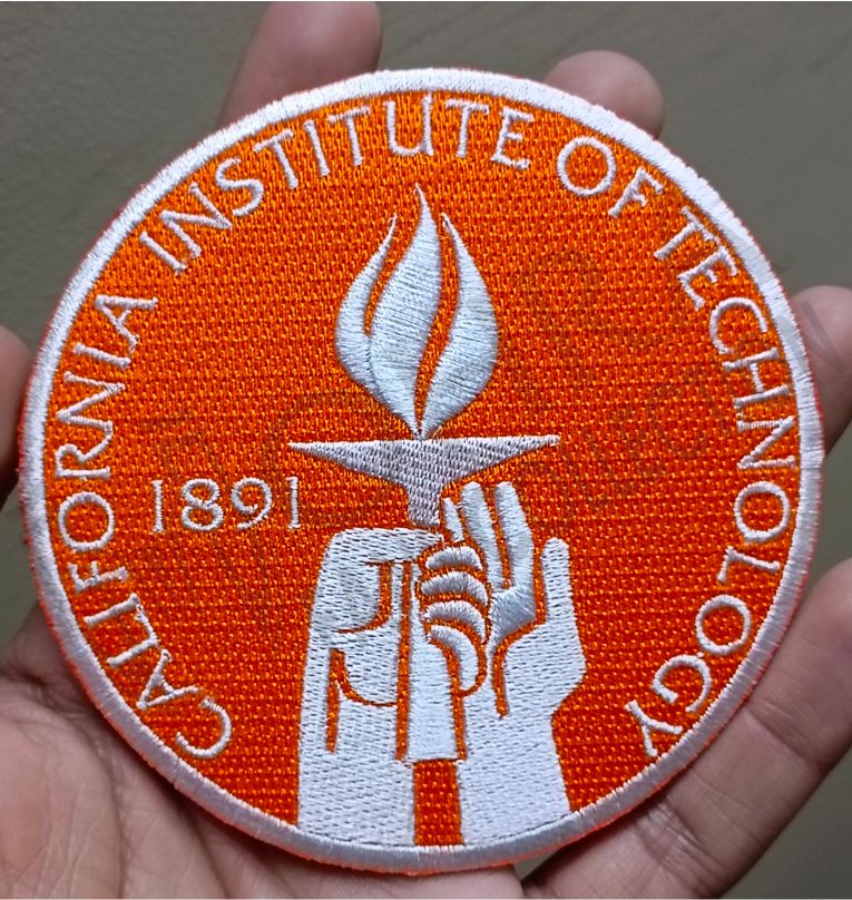 California Insititute of Technology Logo Iron On Patch - Sew Patch - Embroidered Patch